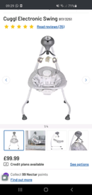 cuggl electronic swing